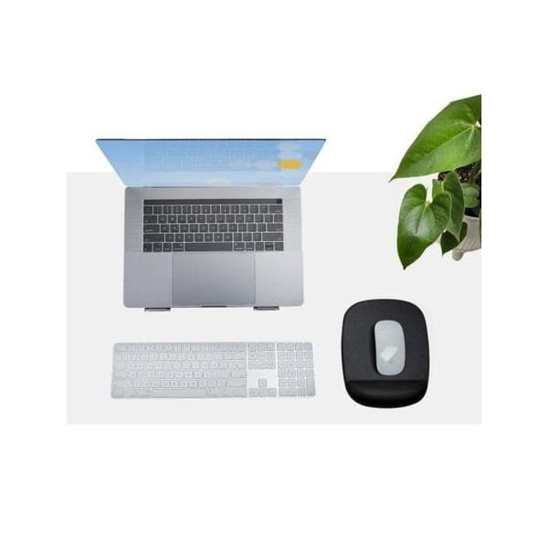 TPE Antislip - Startech - B-ERGO-MOUSE-PAD - Ergonomisk - Svart - 23 cm