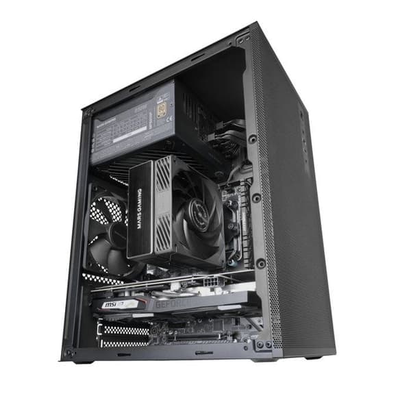 PC-chassi - MARS GAMING - MC-MESHPRO - Micro-ATX/Mini-ITX - AirMesh Pro - Fläkt 120 mm