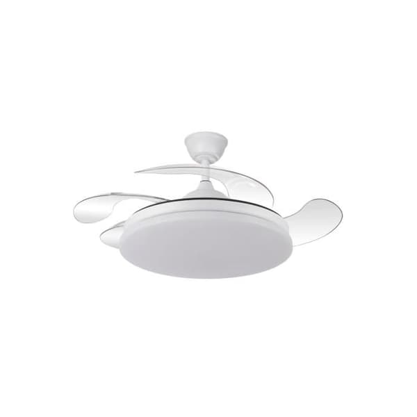 LED takfläkt - YATEK - KALA - Fällbara blad - Tyst DC-motor - Dimmbar LED 59W