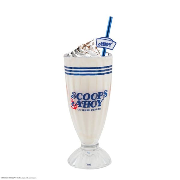 Set Glas för Milkshake Scoops Ahoy - Stranger Things