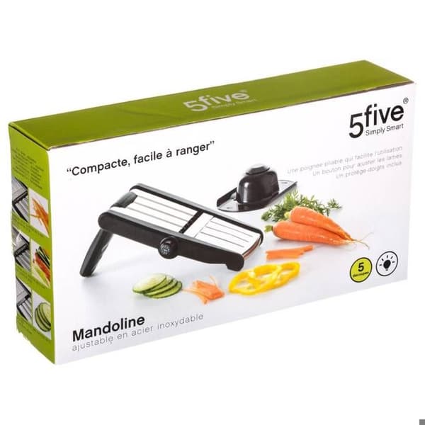 Mandolin 3 blad i rostfritt stål - 5 five simply smart