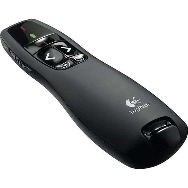 Trådlös presenter - LOGITECH - R400 - RF-frekvens - Trådlöst presentationsläge - Svart