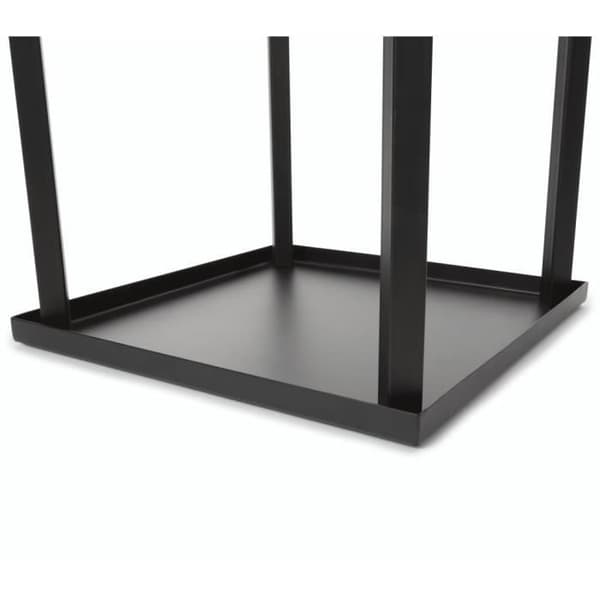 Perel Vedkorg 34x34x118 cm Svart 432483