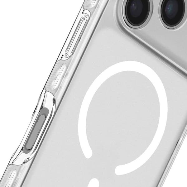 MagSafe-fodral - DECODED - iPhone 17 Pro - Hybrid - Stötresistent - Vit