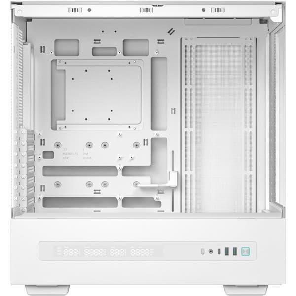 PC-chassi - DEEPCOOL - R-CH690-WHNNA0D-G-1 - Digital skärm - Mini-torn - Format Mini-ITX/Micro-ATX/ATX & Micro-ATX - Vit