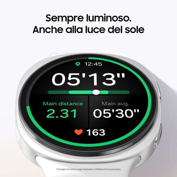 Samsung Galaxy Watch8 44mm Mörkgrå Smartwatch GPS Bluetooth Pulsometer