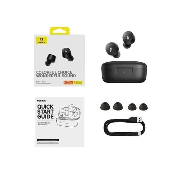 Trådlösa hörlurar - Baseus - Bowie E18 - Bluetooth 5.3 - True Wireless - Vattentåliga