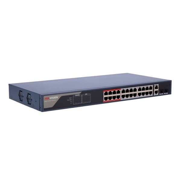Switch Hikvision 24 portar PoE 10/100 Mbps – DS-3E1326P-EI(B)