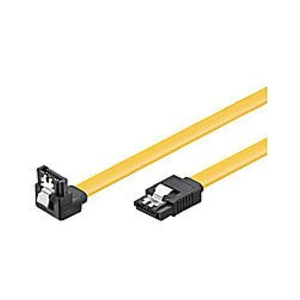 SATA-kabel - MICROCONNECT - SAT15005A1C6 - 0,50M - Hane 90° - 6 Gbps
