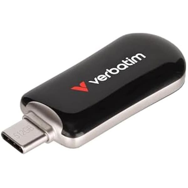 USB-minne - VERBATIM - Plectra - USB-C - 128 Go - 100 Mo/s