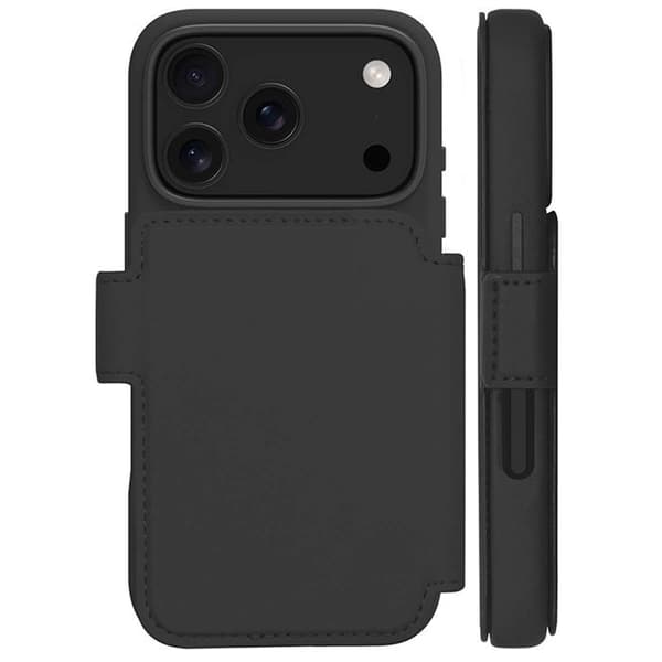 Plånboksfodral med Ställfunktion för iPhone 17 Pro DBRAMANTE1928 Svart
