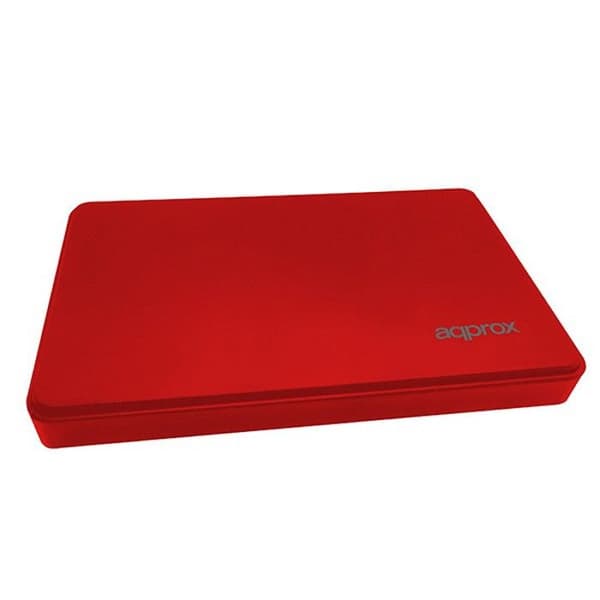 Hölje för hårddisk - approx! APPHDD200 - 2,5" - SATA - Röd