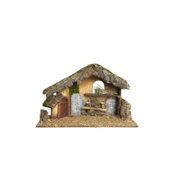 Juldekorationer - Decoris - 50 x 22 x 30 cm - Brun - Vit - Rektangulär