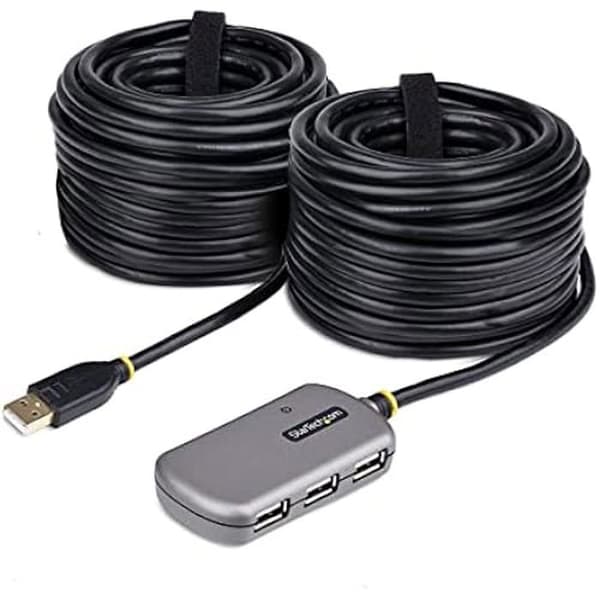 USB-hubb - STARTECH.COM - USB 2.0 förlängningskabel - 24m - 4 portar - Strömförsedd