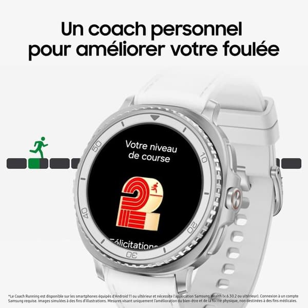 Smartklocka - SAMSUNG - Galaxy Watch 8 Classic - Bluetooth - Vit - 2 års garanti