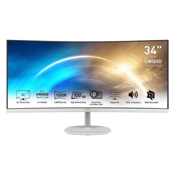 MSI PRO MP341CQW 34" 100Hz Freesync Vit