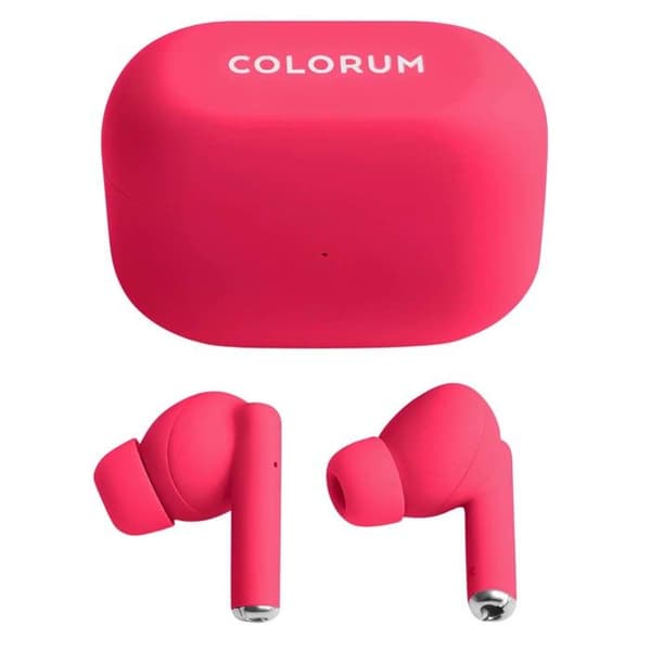TWS-hörlurar - FOREVER - Röd - Bluetooth 5.3 - Brusreducering - 23h Batteritid