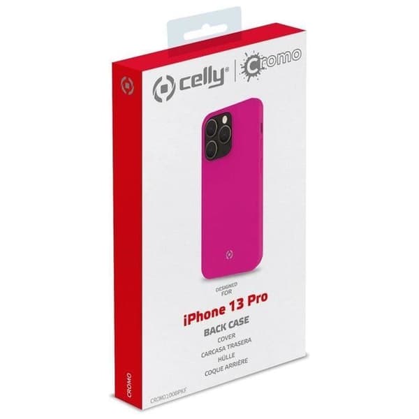 CELLY iPhone 13 Pro Chrome Cover Rosa