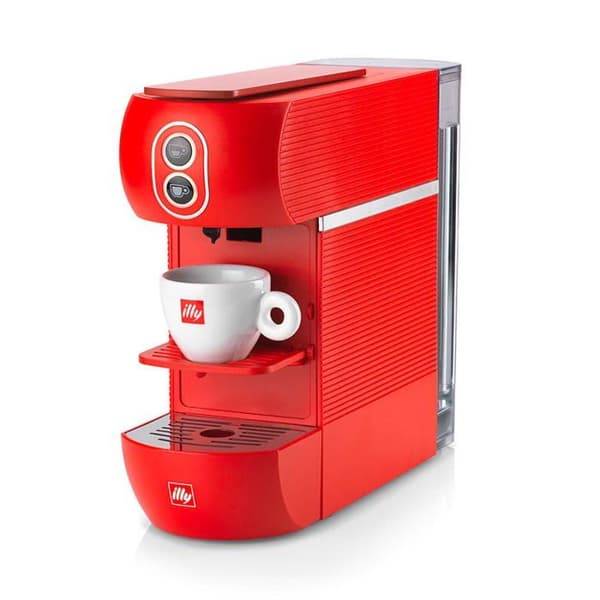 ILLY Kaffemaskin för E.S.E. kapslar Röd