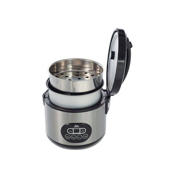 Multifunktionell riskokare - SOLIS - Rice Cooker Duo Programm - 1,2L - ångkokning - timer