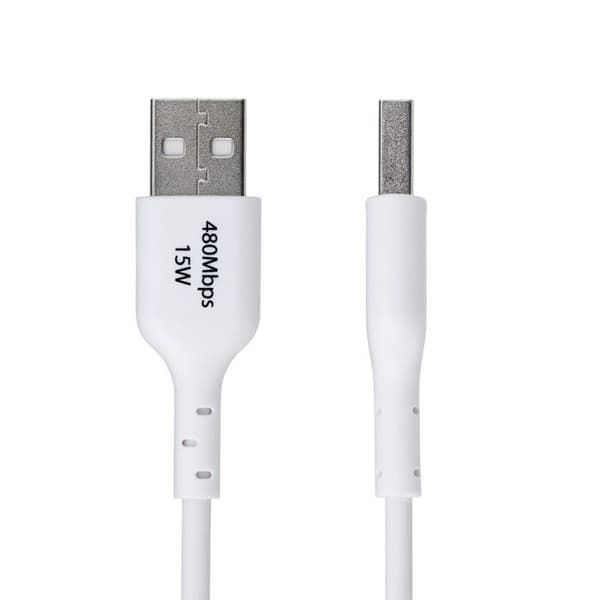 StarTech.com USB-A till USB-C laddningskabel 1m 3A USB 2.0 vit synkronisering