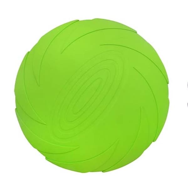 Frisbee - IBAÑEZ - 15 CM - Flexibelt gummi - Hundleksak - Grön