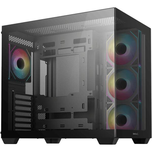 Datorlåda - DEEPCOOL - R-CG530-BKADA4-G-1 - Mini torn - Format Mini-ITX / Micro-ATX / ATX & Micro-ATX - 4 ARGB-fläktar - Svart