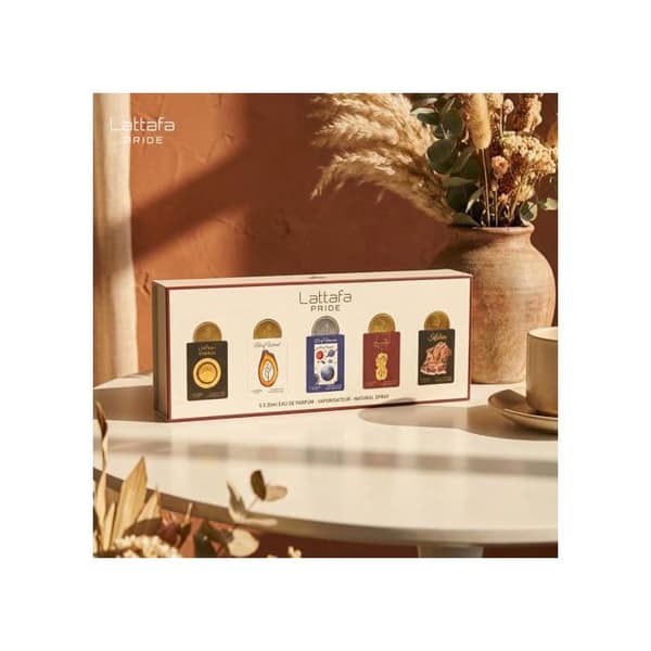 Presentförpackning parfym - LATTAFA - Pride - 5x20 ml - Eau de parfum - Unisex