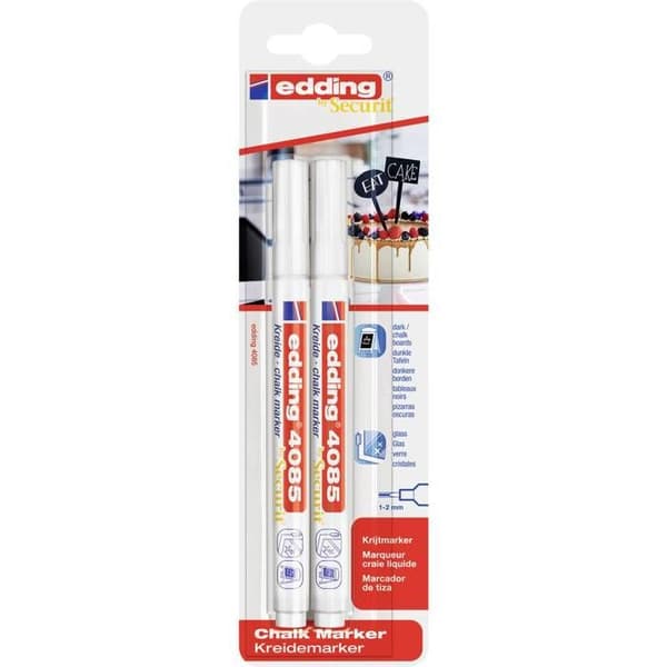 Edding 4085 4-4085-2-1049 Krita white 1 mm, 2 mm
