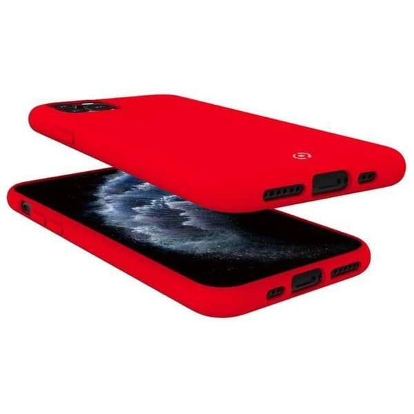Känsla Coque för iPhone 11 Pro Röd
