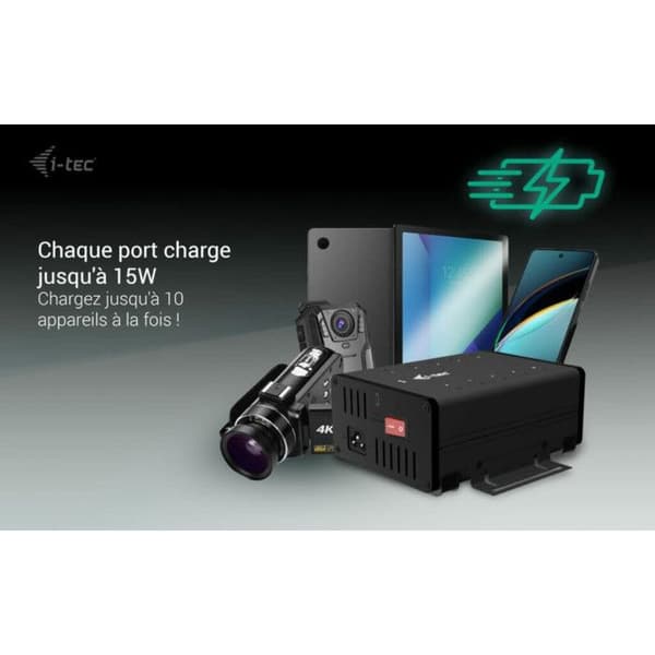 I-TEC USB-C/USB-A Metalluppladdning