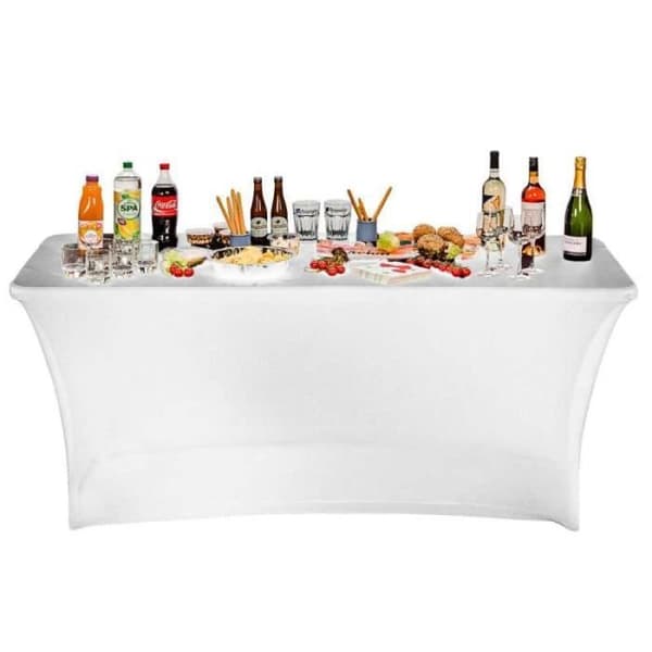 Bordduk - PEREL - Rektangulär - Utsträckbar - 180 cm - Maskintvättbar