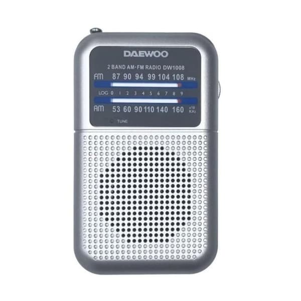 Bärbar Radio Daewoo DW1008 - Silver