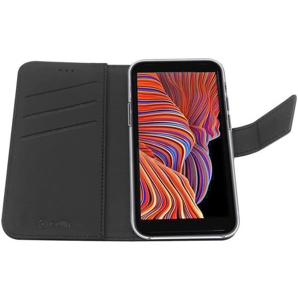 Galaxy Xcover 5 plånboksfodral svart