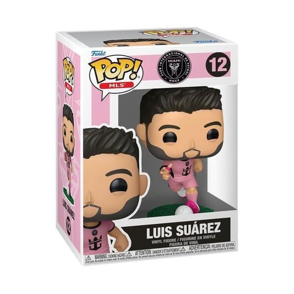 Figurine Funko Pop! | Mls: Intermiami | Luis Suarez | Rosa
