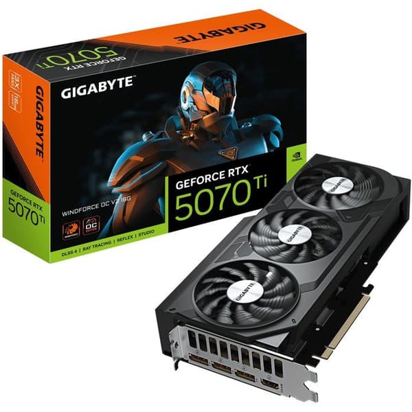 GIGABYTE - WF3OCV2 - Grafikkort - NVIDIA RTX 5070Ti OC - 16 GB