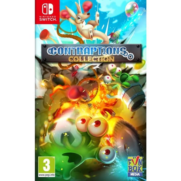 Videospel - JUST FOR GAMES - Contraptions Collection - Nintendo Switch - Pussel - PEGI 7+
