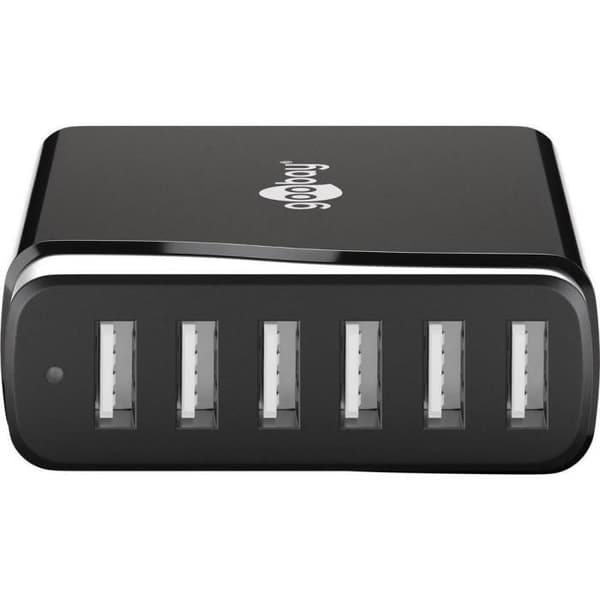 USB-laddare - GOOBAY - 44565 - 6 x USB 2.0 - 8 A - Smart väggadapter