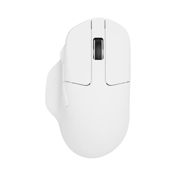 Trådlös mus - KEYCHRON - M7 - PixArt 3395 sensor - Bluetooth/2,4 GHz/USB - Vit