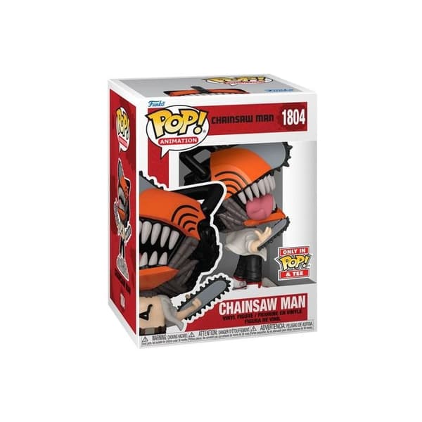 Funko - Chainsaw Man - Set figur och T-Shirt POP! & Tee Leaping - L