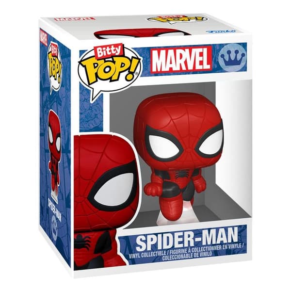 Funko - Marvel - Pack med 4 figuriner Bitty POP! Spider-Man Serie 1 2 cm