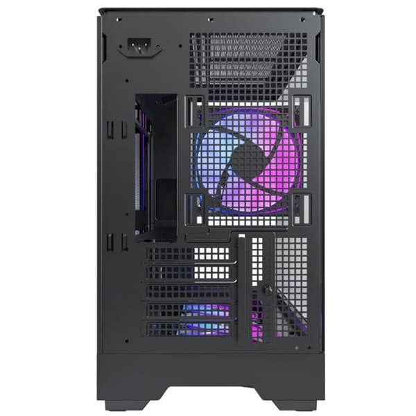 Mellanstor datorlåda svart - Montech - Montech King 15 Pro - mATX / mini-ITX format - Stål, härdat glas