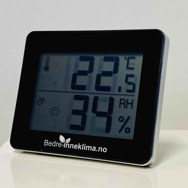 Bedre Inneklima hygrometer og termometer