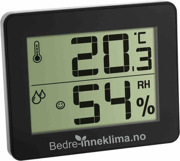 Bedre Inneklima hygrometer og termometer