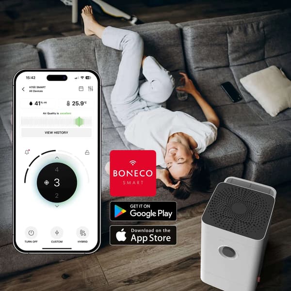 BONECO H400 Smart luftfugter & luftrenser med WiFi