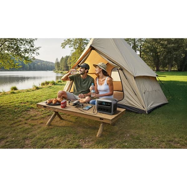 Kit Anker SOLIX C2000 Gen 2 med Bifacial Solpanel 200W - 2048 Wh, Solgenerator 4x2400W