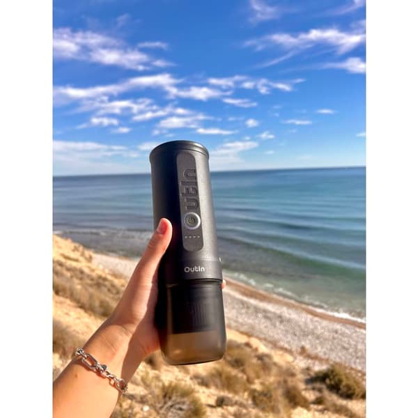 Kit OutIn Nano Maskin Expresso + Universellt Stöd Grå Sidereal