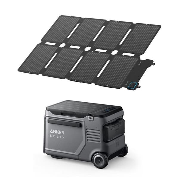 KIT Bärbar kylbox Anker Solix EverFrost2 40L med solpanel PS100X (100W)
