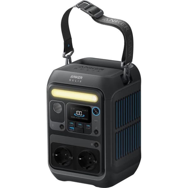 KIT Elektrisk station Anker SOLIX C300X AC med solpanel 60W
