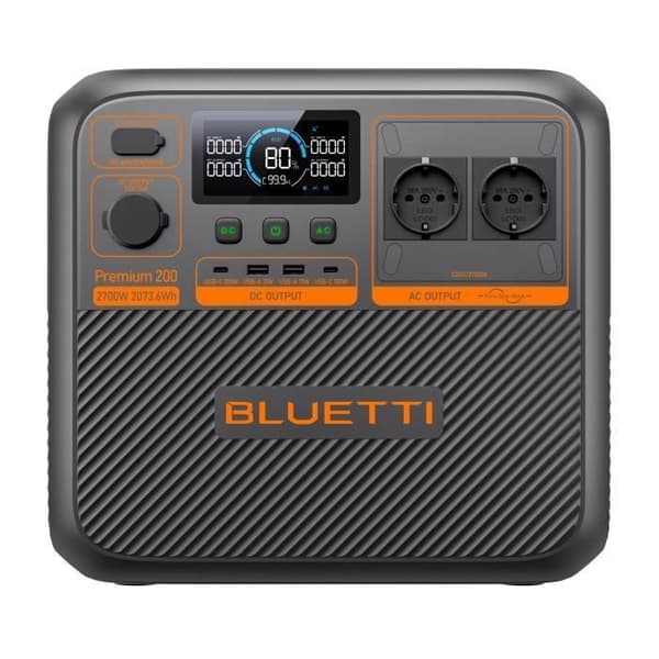 Solenergikit - BLUETTI - AC270P - Solpanel 200W - 2700W - 2073,6Wh
